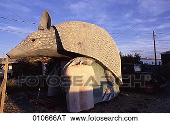 Stock Photo - giant armadillo 
statue, wyoming. 
fotosearch - search 
stock photos, 
pictures, images, 
and photo clipart