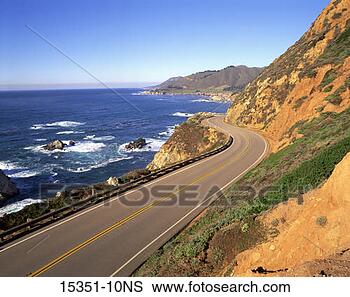 Stock Photo - highway 1 along 
big sur, california, 
usa. fotosearch 
- search stock 
photos, pictures, 
images, and photo 
clipart