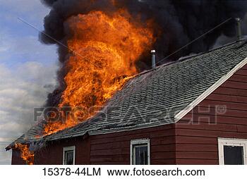 Stock Photo - burning house, 
montana. fotosearch 
- search stock 
photos, pictures, 
images, and photo 
clipart