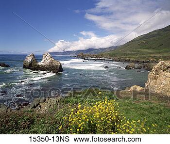 Stock Photo - rock formations 
along rocky shore, 
big sur, california, 
usa. fotosearch 
- search stock 
photos, pictures, 
images, and photo 
clipart