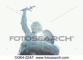 Stock Photo - world war i monument 
of soldier carrying 
child, france. 
fotosearch - search 
stock photos, 
pictures, images, 
and photo clipart