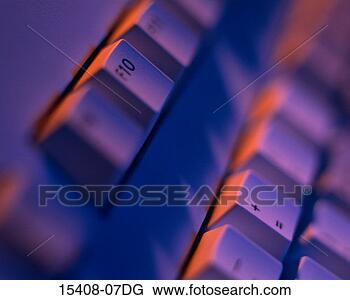Banco de Imagem - computador,  teclado, 
 close-up. fotosearch 
- busca de fotos, 
imagens e clipart