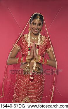 Stock Photo - indian bride with 
in 