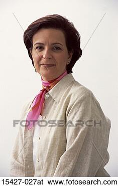 Stock Photo - smiling middle-aged 
hispanic woman 
(40s), portrait. 
fotosearch - search 
stock photos, 
pictures, images, 
and photo clipart