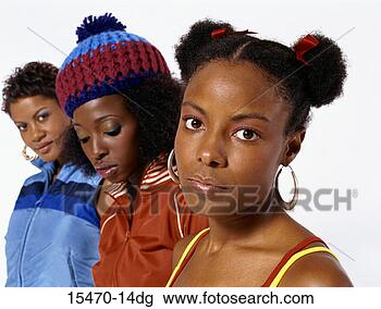 Stock Photo - three young women. 
fotosearch - search 
stock photos, 
pictures, images, 
and photo clipart