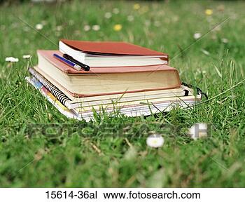 Stock Photo - text books on 
lawn. fotosearch 
- search stock 
photos, pictures, 
images, and photo 
clipart