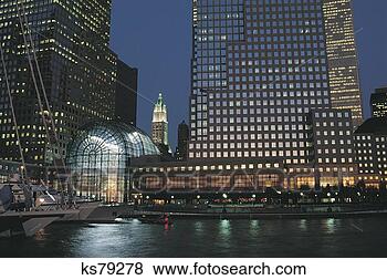 Stock Photo - financial trade 
center, battery 
park, new york 
city. fotosearch 
- search stock 
photos, pictures, 
images, and photo 
clipart