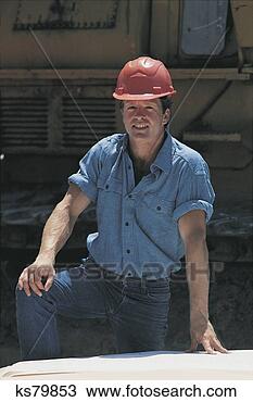 Stock Photo - construction worker, 
portrait. fotosearch 
- search stock 
photos, pictures, 
images, and photo 
clipart