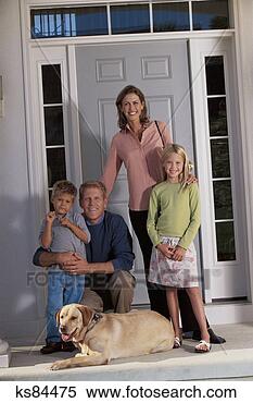 Stock Image - family outdoors, 
portrait. fotosearch 
- search stock 
photos, pictures, 
images, and photo 
clipart