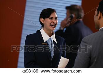 Stock Photo - airline employee. 
fotosearch - search 
stock photos, 
pictures, images, 
and photo clipart