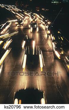 Stock Photo - night time traffic, 
motion blur. fotosearch 
- search stock 
photos, pictures, 
images, and photo 
clipart