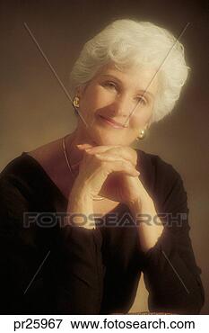 Picture - older woman, portrait. 
fotosearch - search 
stock photos, 
pictures, images, 
and photo clipart
