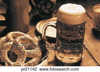 Stock Photo - pretzels and beer. 
fotosearch - search 
stock photos, 
pictures, images, 
and photo clipart