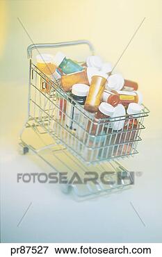 Picture - prescription medicines 
in shopping cart. 
fotosearch - search 
stock photos, 
pictures, images, 
and photo clipart