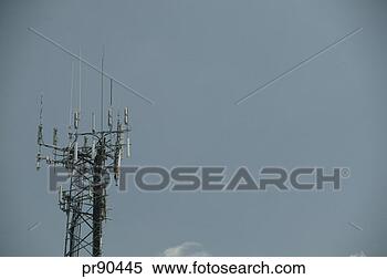 Stock Image - cellular tower. 
fotosearch - search 
stock photos, 
pictures, images, 
and photo clipart