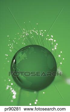 Stock Photography - globe with fiber 
optics. fotosearch 
- search stock 
photos, pictures, 
images, and photo 
clipart