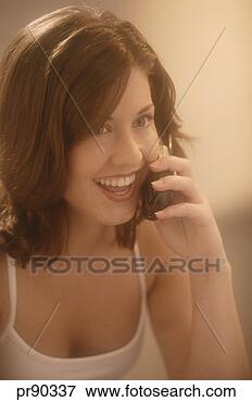 Picture - woman talking 
on telephone. 
fotosearch - search 
stock photos, 
pictures, images, 
and photo clipart