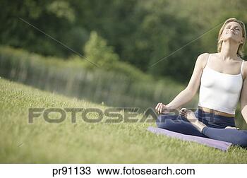 Stock Photo - woman doing yoga. 
fotosearch - search 
stock photos, 
pictures, images, 
and photo clipart