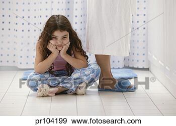 Stock Photograph - girl sitting behind 
woman in bathroom. 
fotosearch - search 
stock photos, 
pictures, images, 
and photo clipart