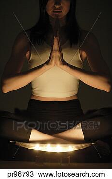 Stock Photo - woman in yoga 
position. fotosearch 
- search stock 
photos, pictures, 
images, and photo 
clipart
