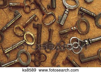 Stock Photograph - antique skeleton 
keys. fotosearch 
- search stock 
photos, pictures, 
images, and photo 
clipart