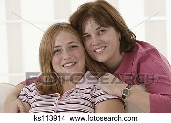 Stock Photo - mother and teen 
daughter, portrait. 
fotosearch - search 
stock photos, 
pictures, images, 
and photo clipart