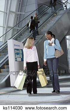 Stock Photography - women in shopping 
mall. fotosearch 
- search stock 
photos, pictures, 
images, and photo 
clipart