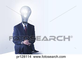 Stock Photo - businessman with 
ideas. fotosearch 
- search stock 
photos, pictures, 
images, and photo 
clipart