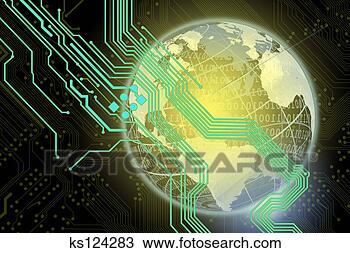 Banco de Imagem - digital,  mundo. 
fotosearch - busca 
de fotos, imagens 
e clipart