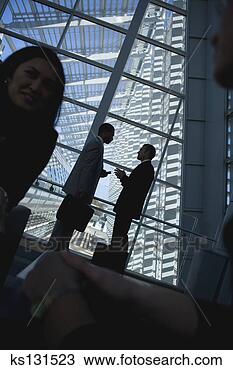 Stock Photo - businesspeople 
having a conversation. 
fotosearch - search 
stock photos, 
pictures, images, 
and photo clipart