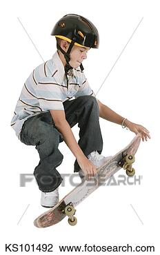 Stock Photo - boy with skateboard. 
fotosearch - search 
stock photos, 
pictures, images, 
and photo clipart