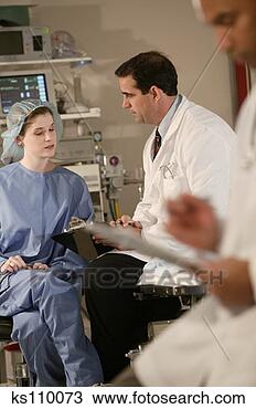 Stock Photo - medical team talking. 
fotosearch - search 
stock photos, 
pictures, images, 
and photo clipart