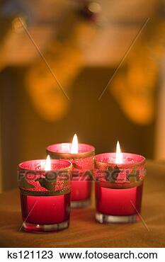 Stock Photo - christmas candles. 
fotosearch - search 
stock photos, 
pictures, images, 
and photo clipart