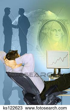 Stock Photo - businesspeople, 
computer, globe, 
and dollar bill. 
fotosearch - search 
stock photos, 
pictures, images, 
and photo clipart