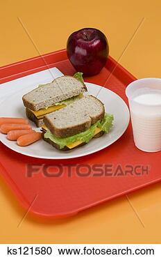 Arquivo de Fotografias - escola,  almoço. 
fotosearch - busca 
de fotos, imagens 
e clipart