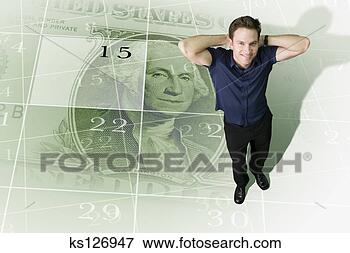 Foto - ficar,  calendário, 
 decorado,  dólar, 
 conta. fotosearch 
- busca de fotos, 
imagens e clipart