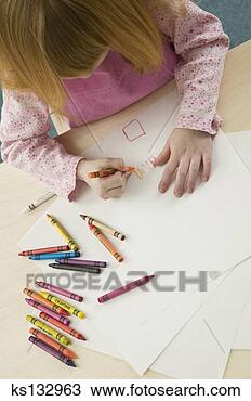 Banco de Imagem - menina,  desenho. 
fotosearch - busca 
de fotos, imagens 
e clipart