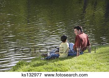 Foto - pai,  pesca,  
junto. fotosearch 
- busca de fotos, 
imagens e clipart