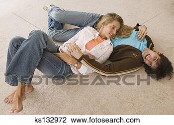 Banco de Imagem - par,  relaxante, 
 junto. fotosearch 
- busca de fotos, 
imagens e clipart