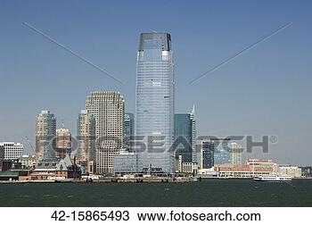 Stock Photo - skyline of jersey 
city's exchange 
place. fotosearch 
- search stock 
photos, pictures, 
images, and photo 
clipart