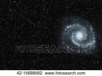 Stock Photo - spiral galaxy 
in starry sky. 
fotosearch - search 
stock photos, 
pictures, images, 
and photo clipart