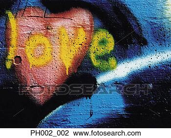 Stock Photo - graffiti on wall. 
fotosearch - search 
stock photos, 
pictures, images, 
and photo clipart