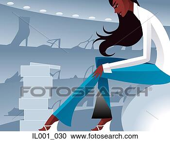 Stock Illustration - woman shopping 
for shoes. fotosearch 
- search clipart, 
illustration, 
drawings and vector 
eps graphics images