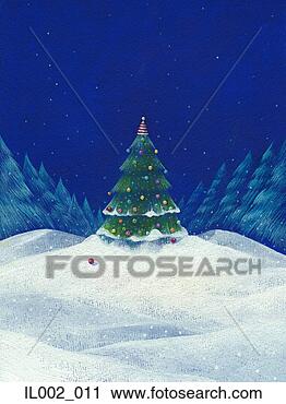 Clipart - christmas tree 
in winter. fotosearch 
- search clipart, 
illustration, 
drawings and vector 
eps graphics images