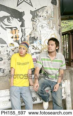 Picture - two young men 
looking sideways. 
fotosearch - search 
stock photos, 
pictures, images, 
and photo clipart