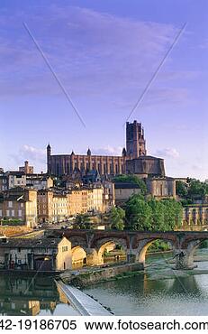 Stock Image - cathedral in albi. 
fotosearch - search 
stock photos, 
pictures, images, 
and photo clipart