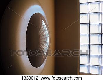 Stock Photo - curved, reflective 
dome on a door 
next to windows. 
fotosearch - search 
stock photos, 
pictures, images, 
and photo clipart