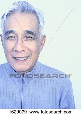 Stock Photograph - portrait shot 
of a senior man 
wearing casual 
clothing. fotosearch 
- search stock 
photos, pictures, 
images, and photo 
clipart