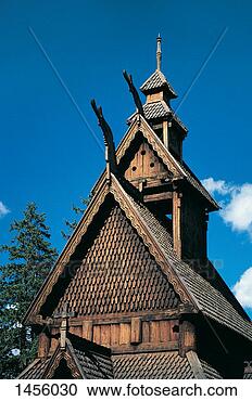 Stock Photography - close up of the 
roof of a stave 
church,  outdoor 
folk museum,  
oslo. fotosearch 
- search stock 
photos, pictures, 
images, and photo 
clipart