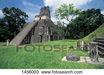 Stock Photo - temple, great 
plaza, tikal, 
guatemala. fotosearch 
- search stock 
photos, pictures, 
images, and photo 
clipart